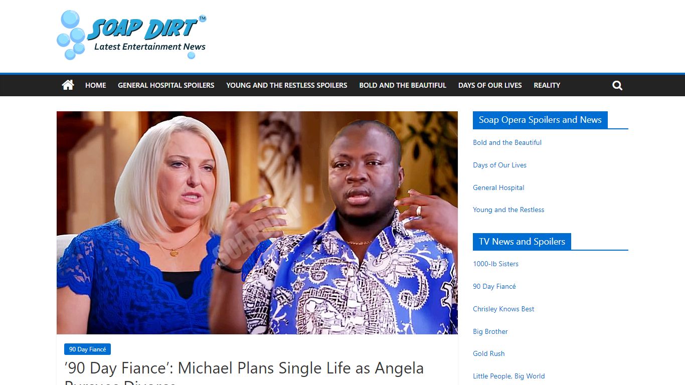 '90 Day Fiance': Michael Plans Single Life as Angela Pursues Divorce